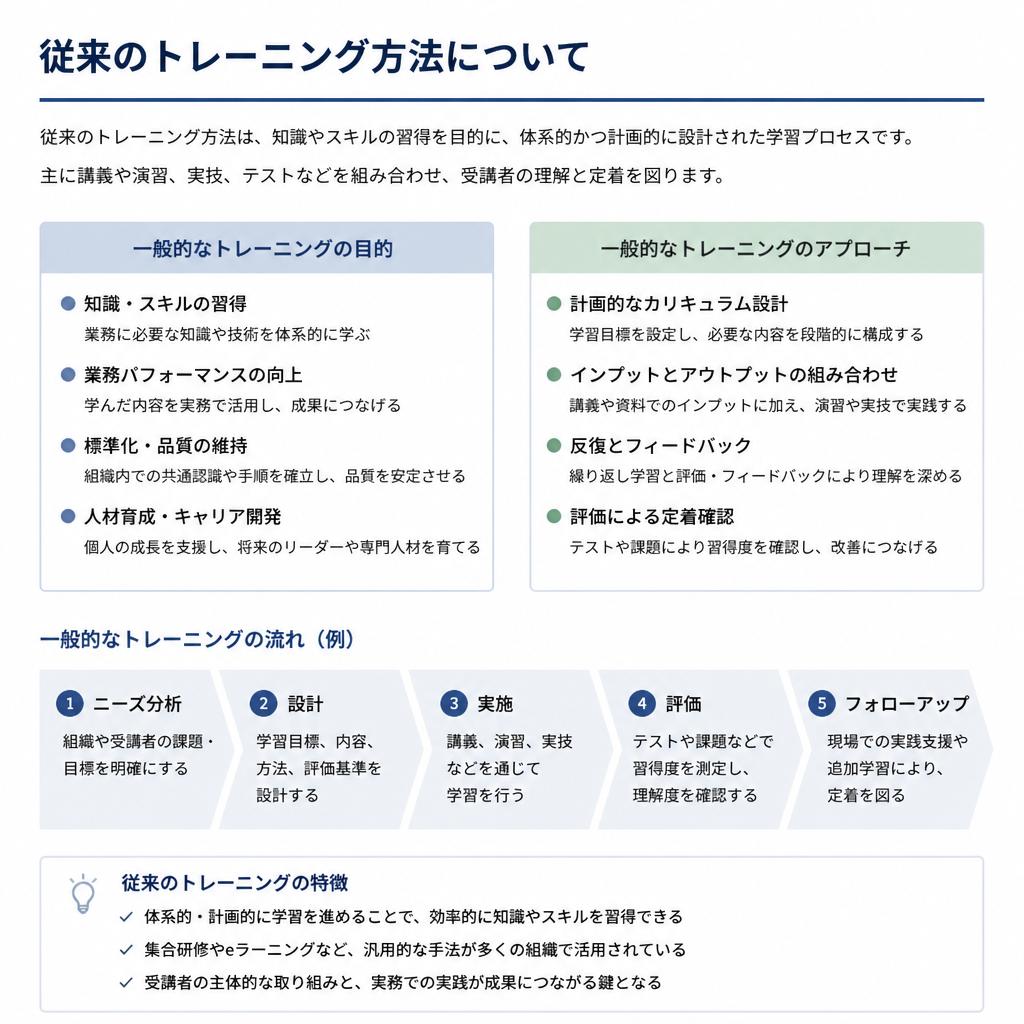 2. 通常トレーニングの基本