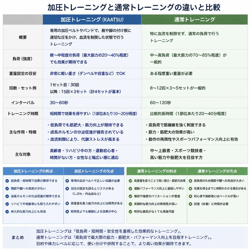4. 通常トレーニングとの違い
