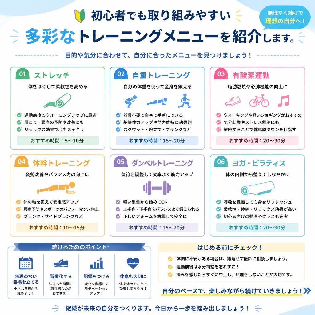 5. トレーニングメニューの多様性