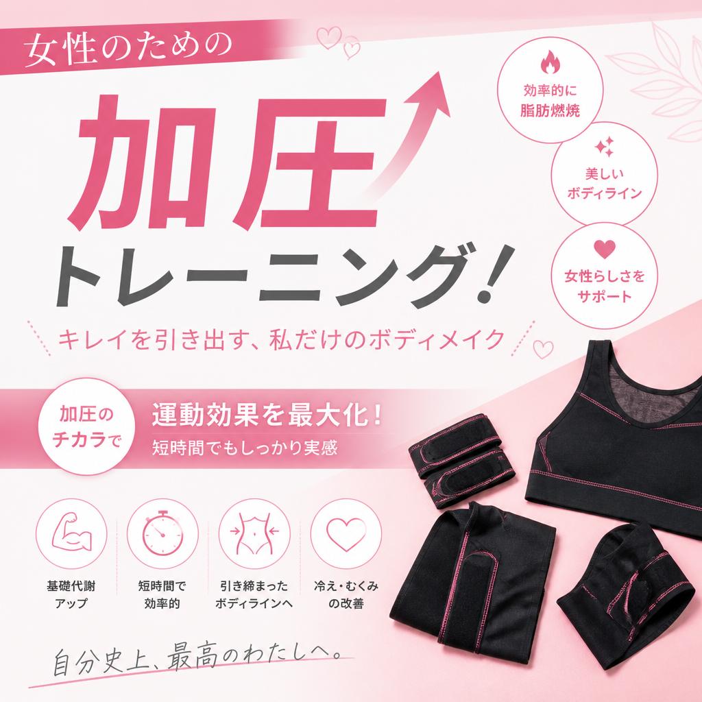 女性のための加圧トレーニング！