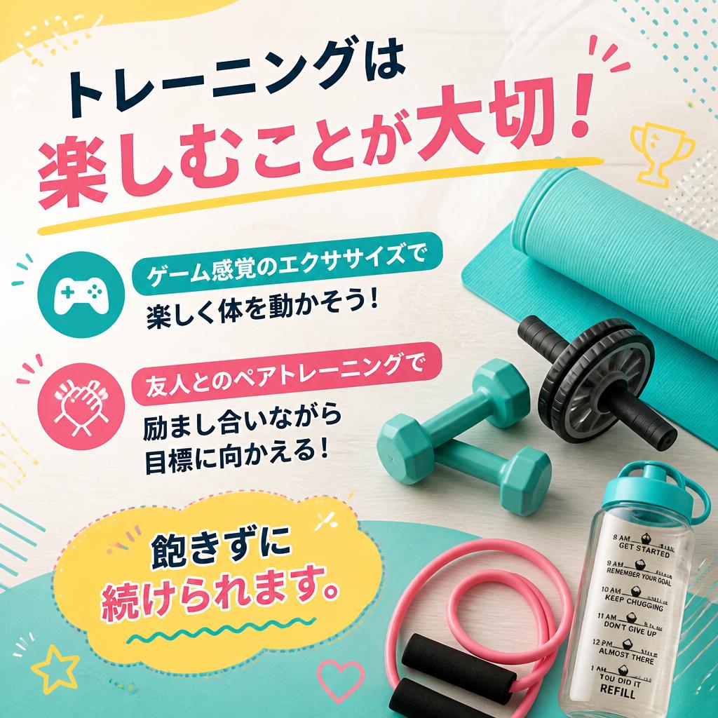 楽しく続けるための工夫