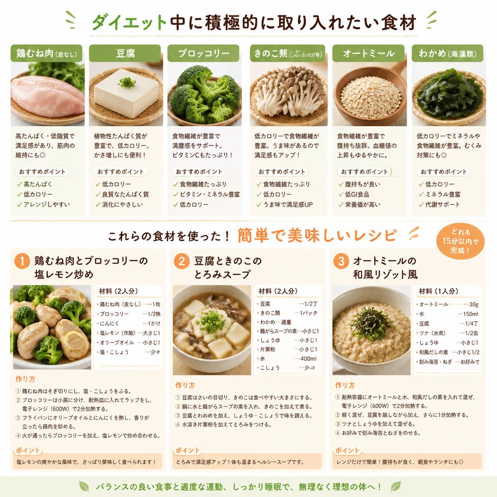 おすすめの食材とレシピ紹介