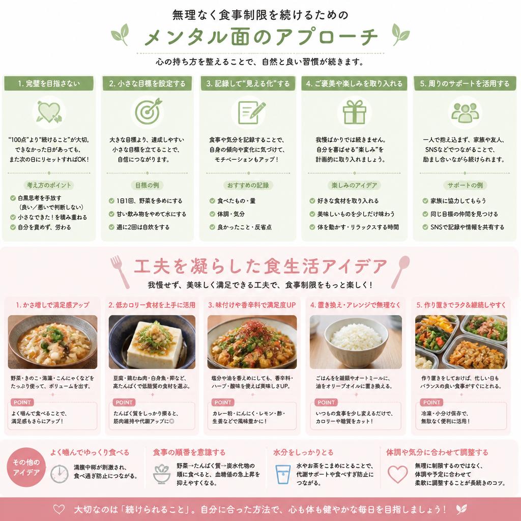 食事制限を続けるためのコツ