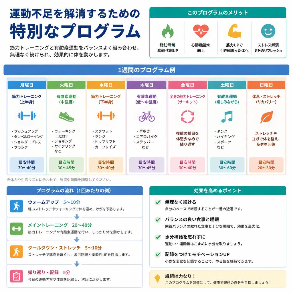 運動不足解消プログラム