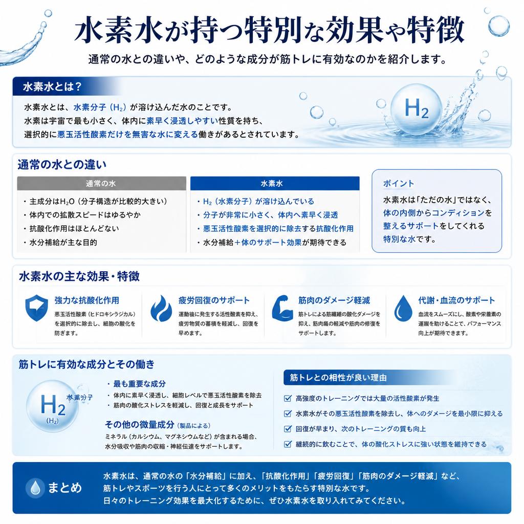 水素水の魅力とは？