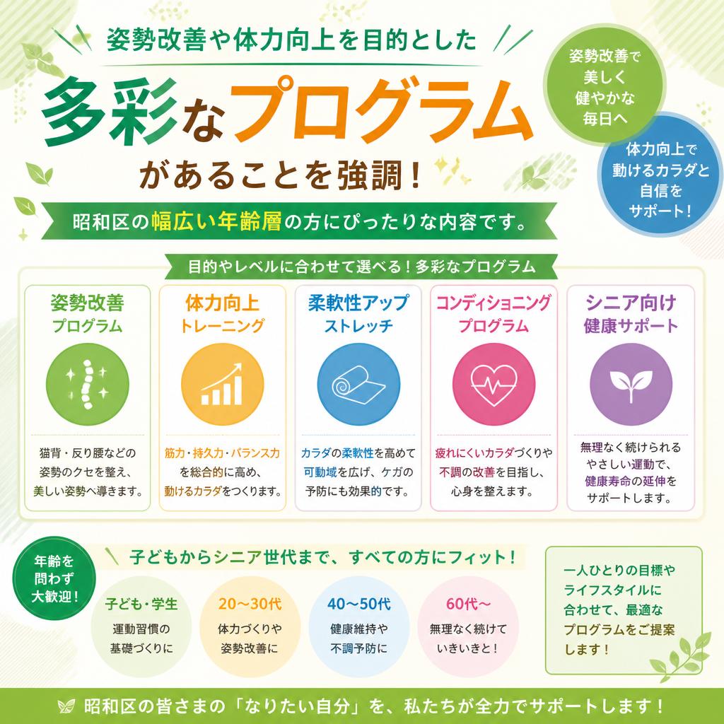 4. 身体に優しいプログラム