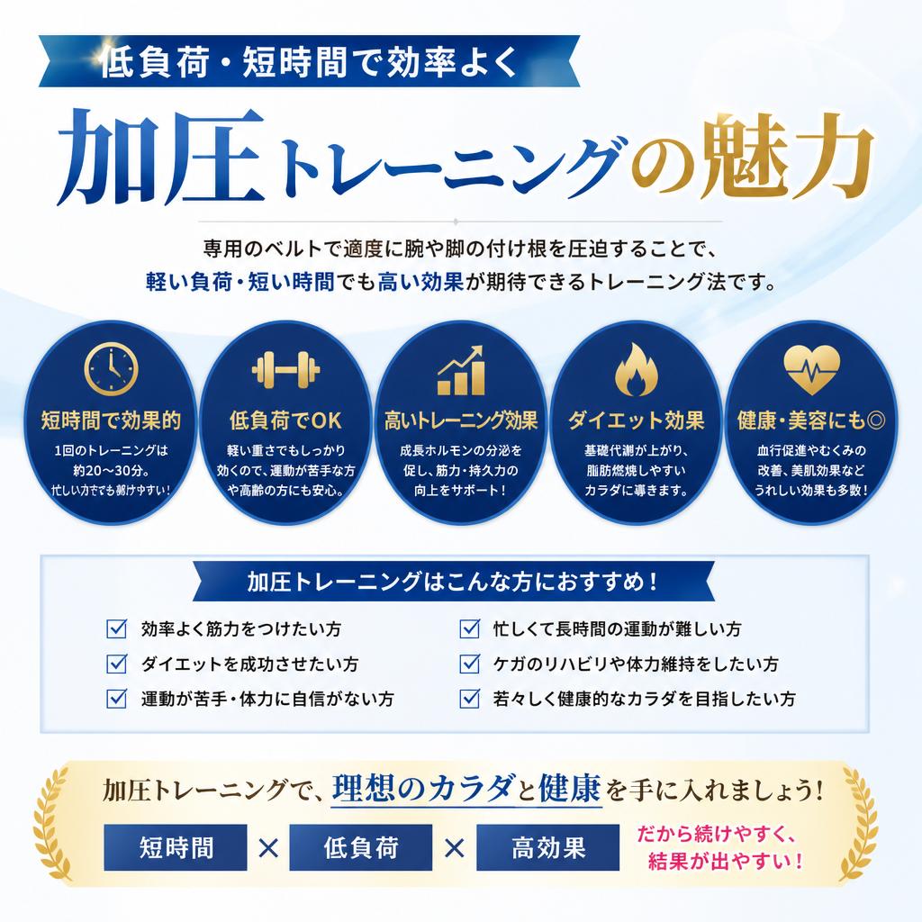 加圧トレーニングの効果