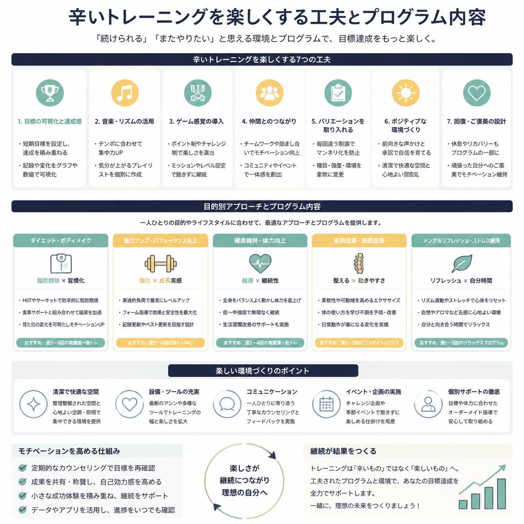 楽しくトレーニングをする理由
