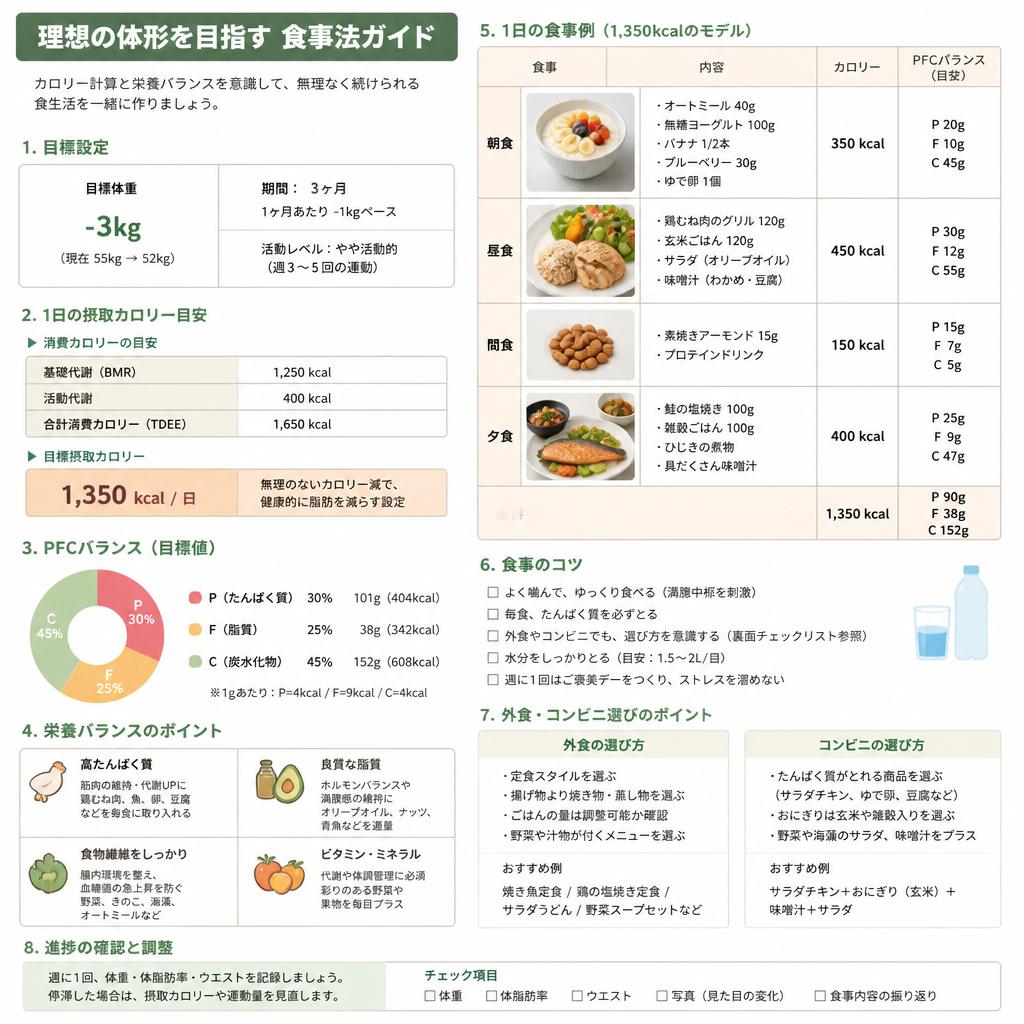 4. 食事指導で内側からサポート